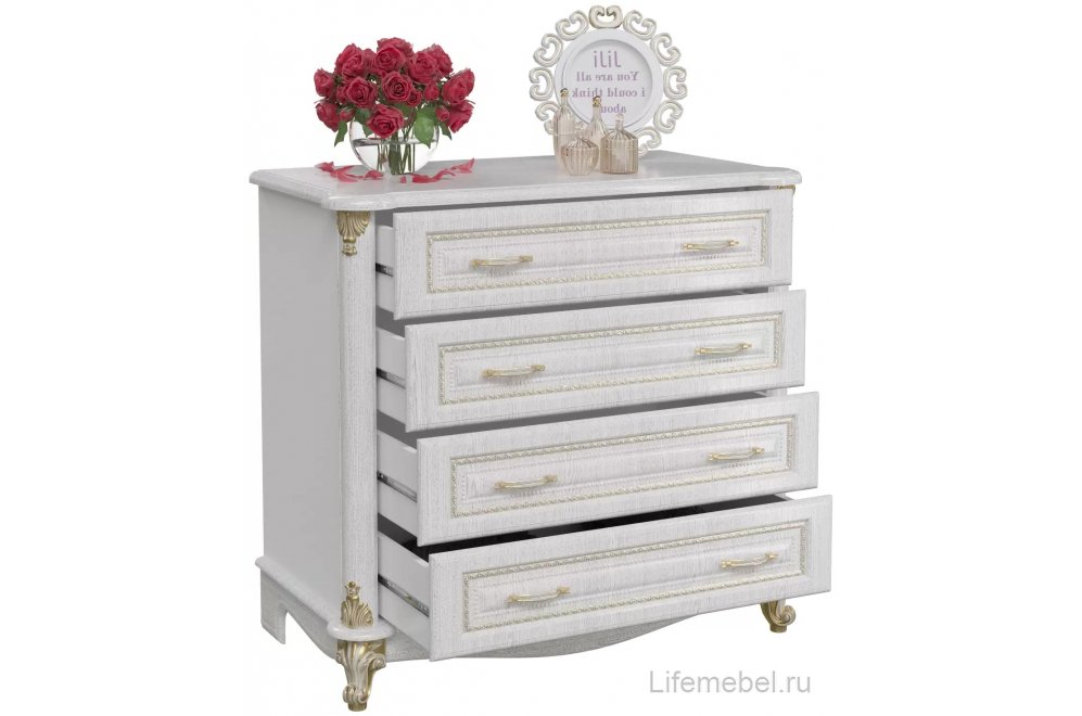 Комод Да Винчи 106 белый