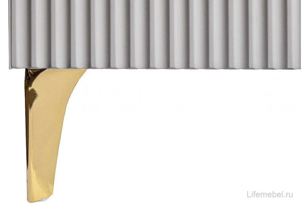 Комод Дори белый / золото