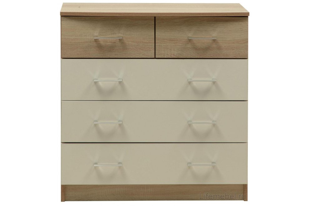 Комод Дуэт-12 дуб сонома / белый