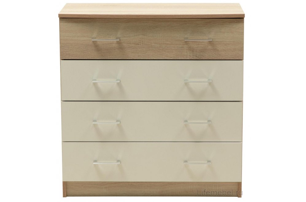 Комод Дуэт-1 дуб сонома / белый