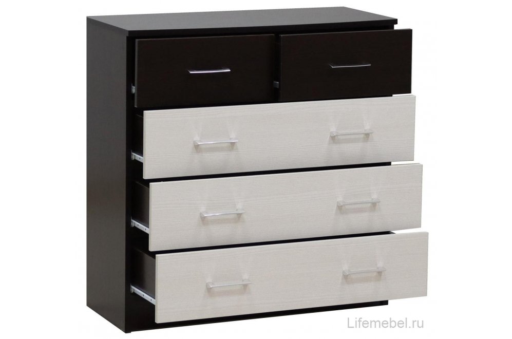 Комод Дуэт-1 венге / вудлайн кремовый