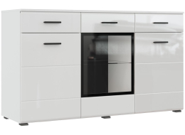 Комод Shine 150 белый / белый глянец