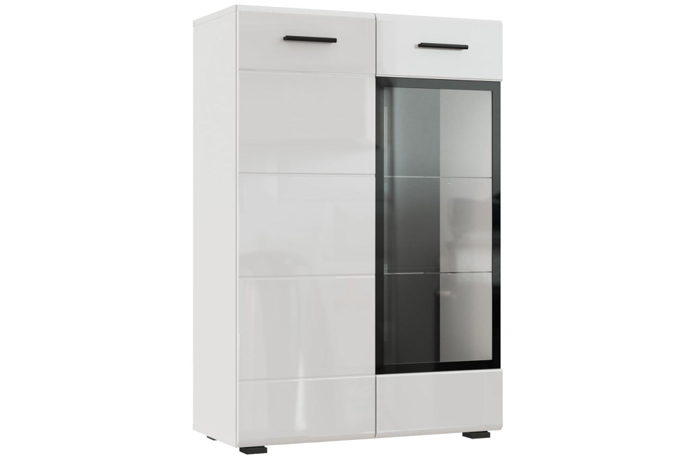 Комод Shine 80 белый / белый глянец
