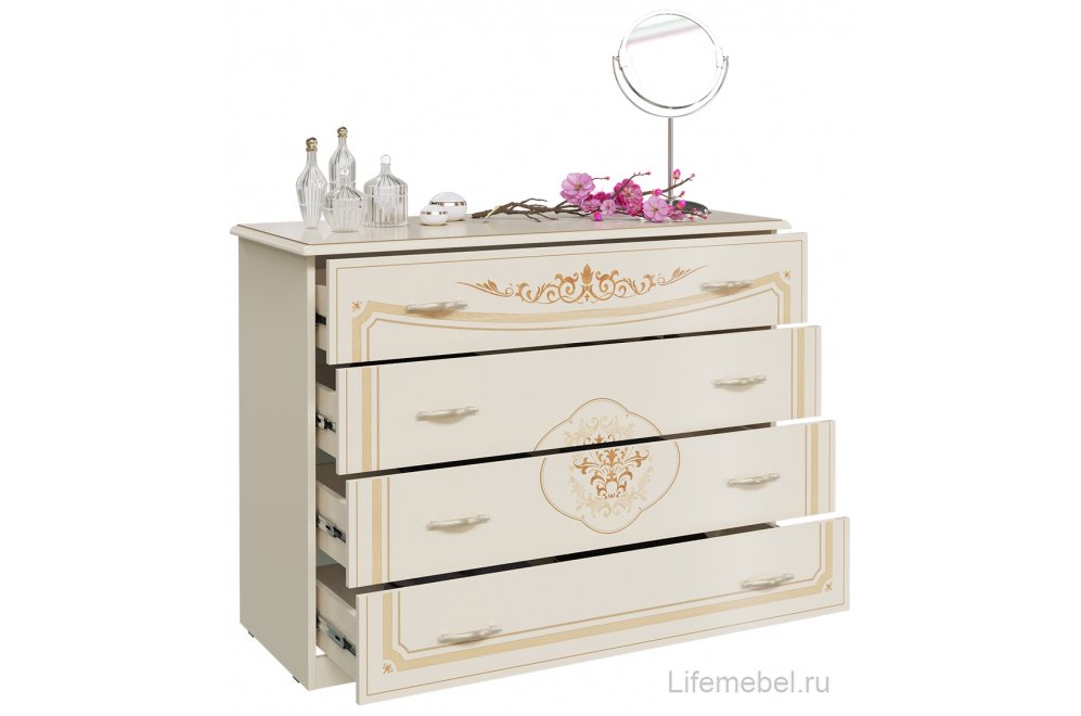 Комод Грация слоновая кость