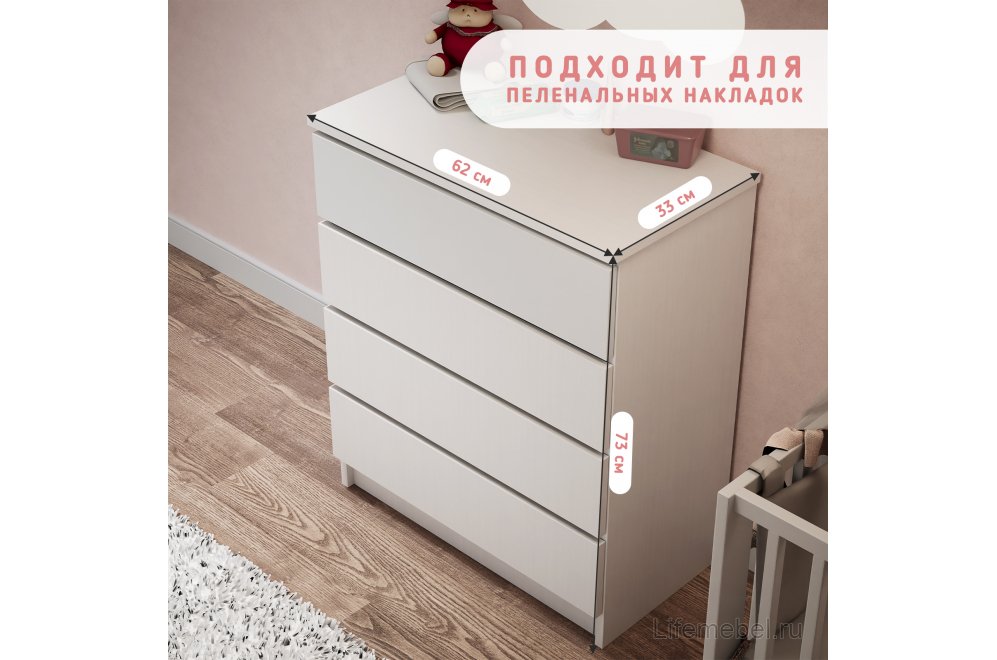 Комод Индиго лдсп белый