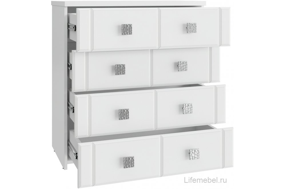 Комод Изабель ИЗ-50К белое дерево