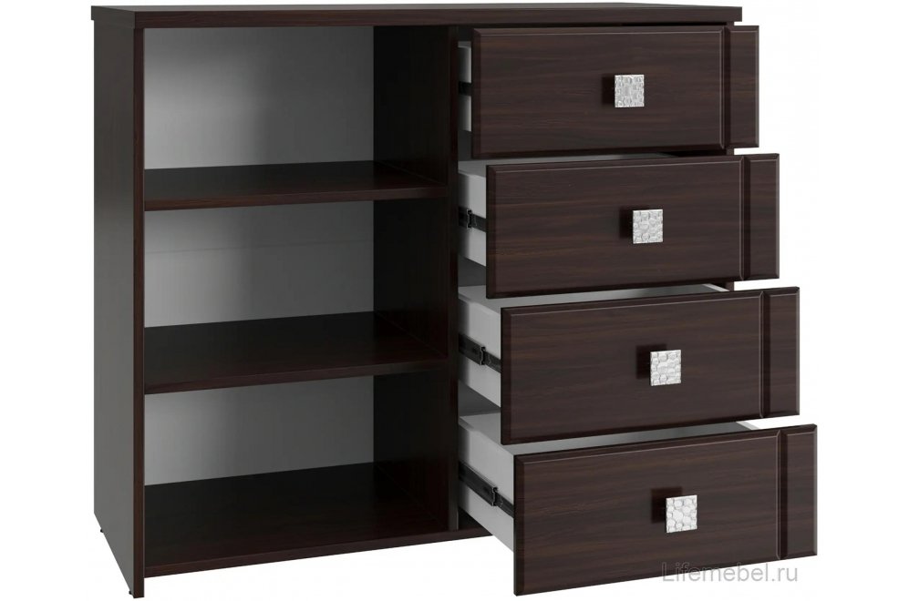 Комод Изабель ИЗ-52К орех темный