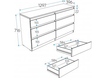 Комод Кастор