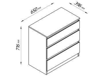 Комод Кастор