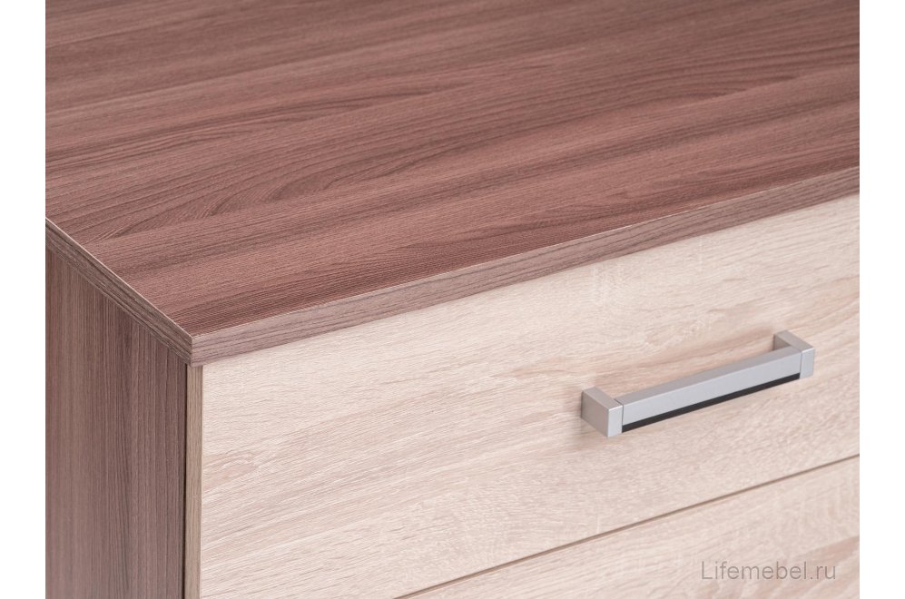 Комод Катрин 4 ясень шимо / дуб сонома