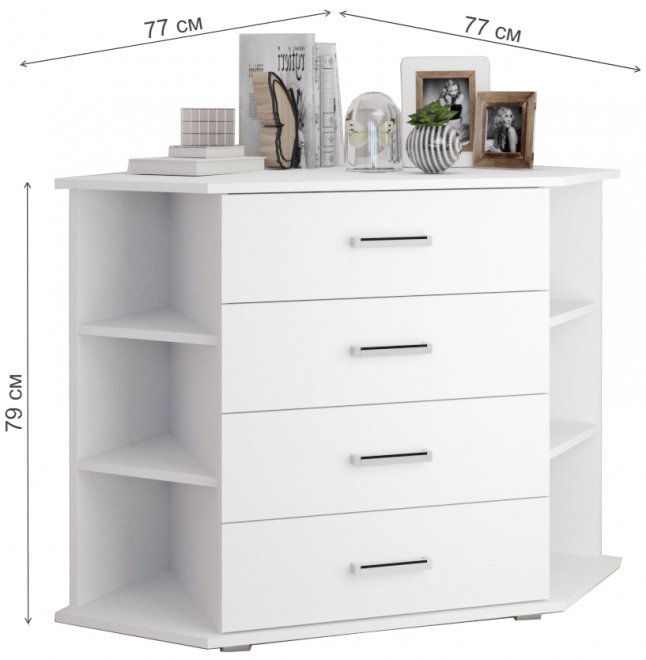 Комод Катрин-7 белый