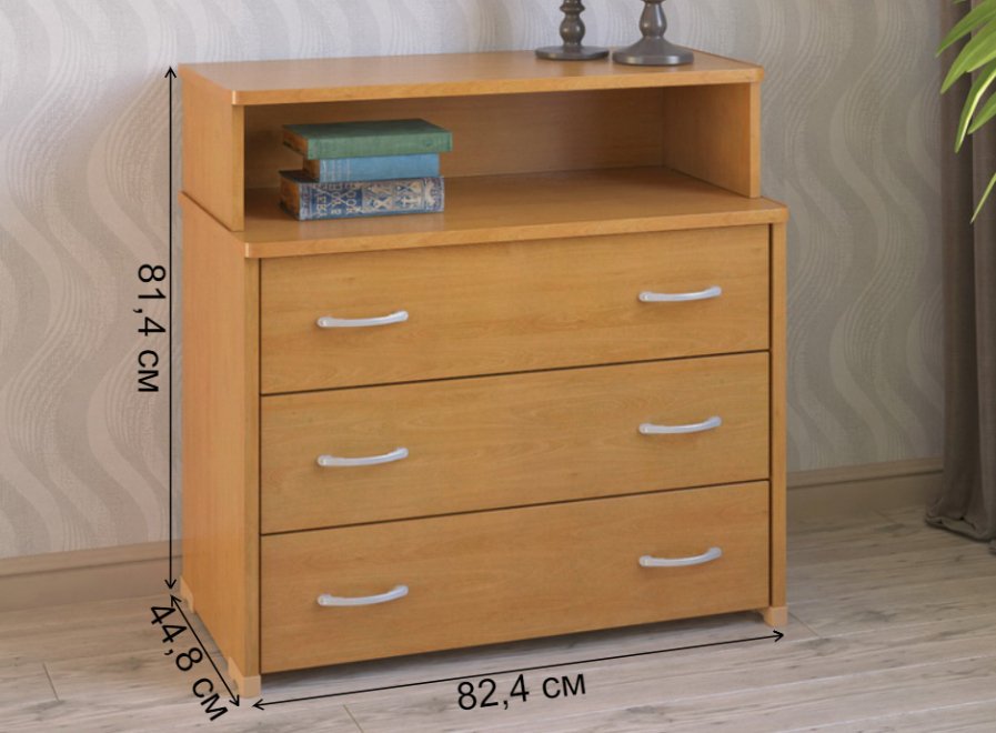 Комод КМ-3-Н груша