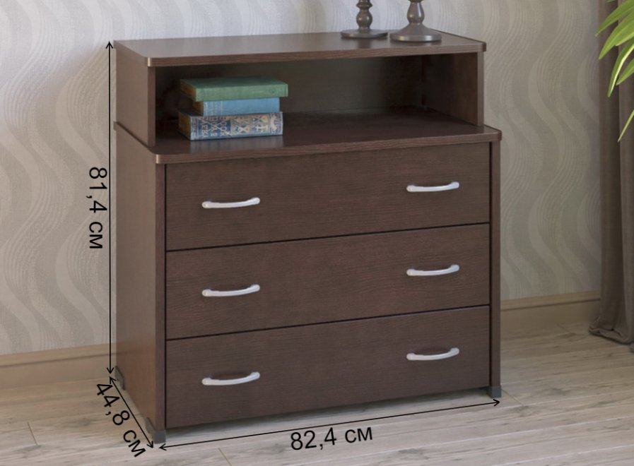 Комод КМ-3-Н венге