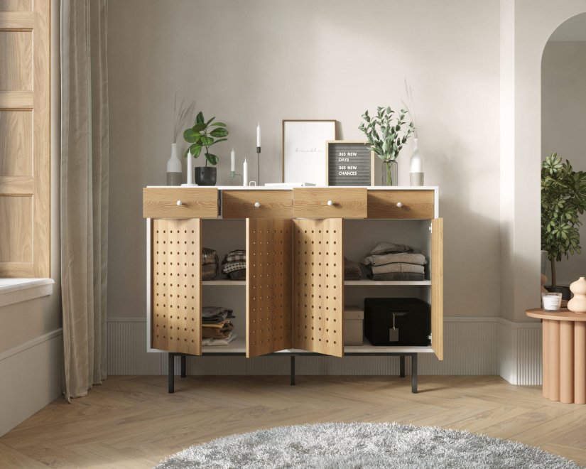 Комод Кото (KOTO) KT21 Белый