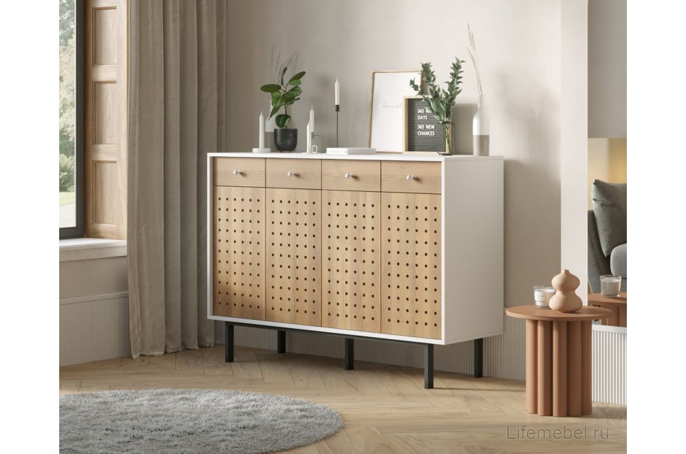 Комод Кото (KOTO) KT21 Белый