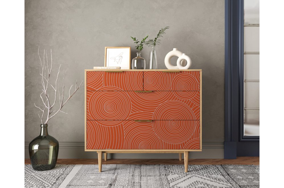 Комод Лайн (Line) R22/red красный