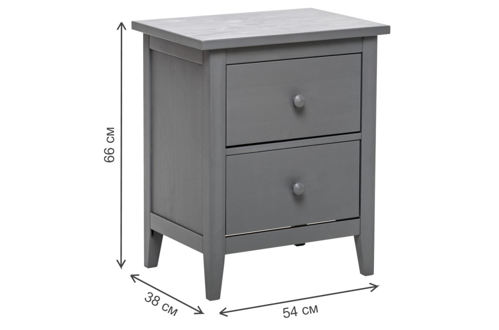 Комод Leset Мира 02 серый