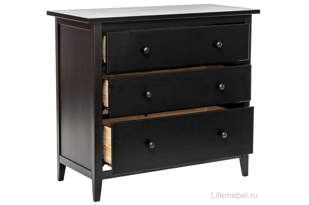 Комод Leset Мира 03 черный