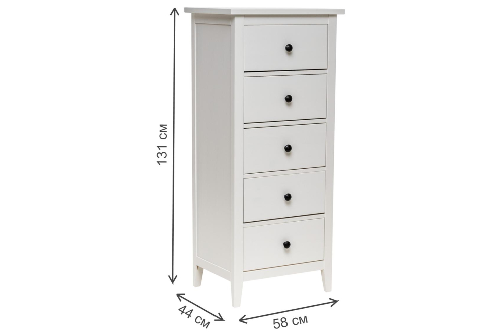 Комод Leset Мира 05 белый