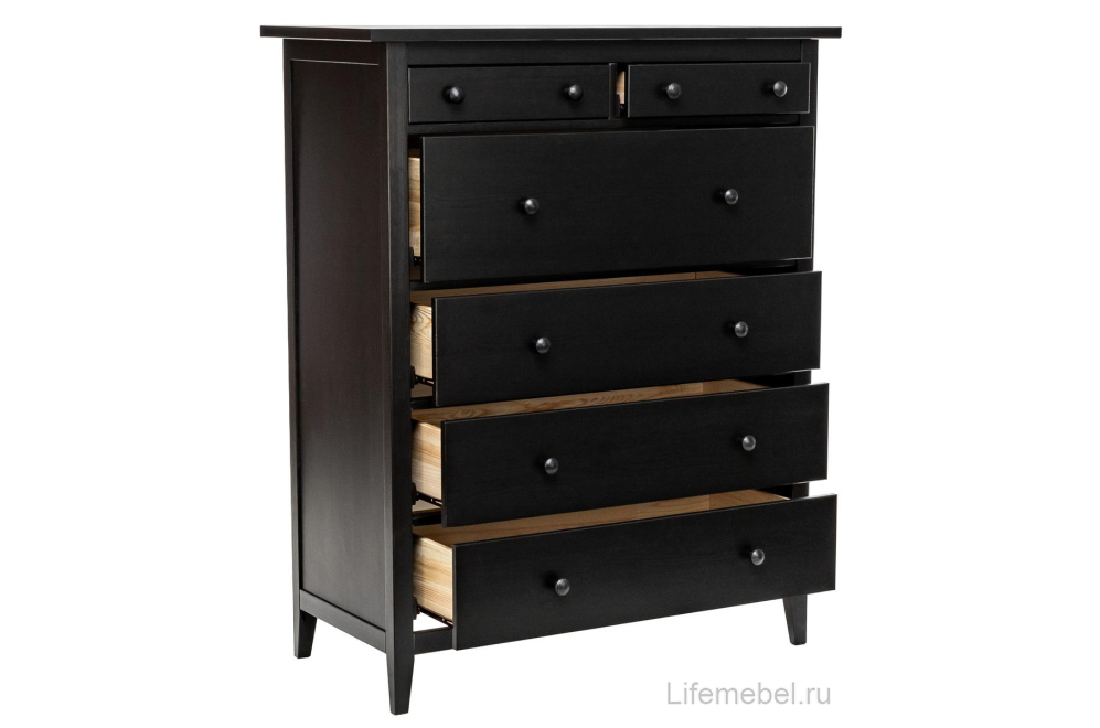 Комод Leset Мира 06 черный