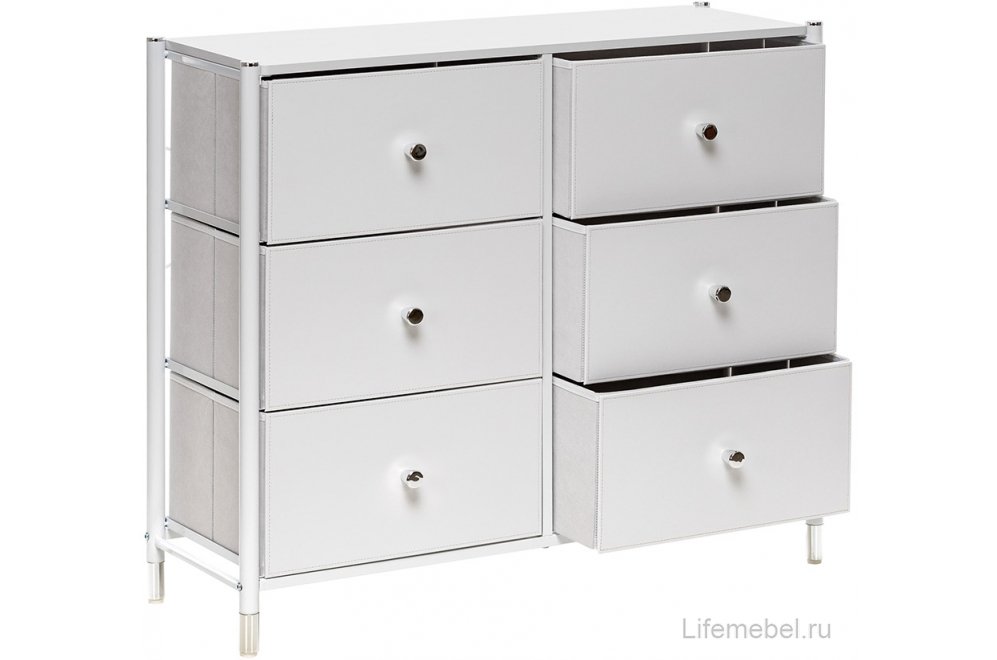 Комод Leset Нирита / Хайди 6 белый