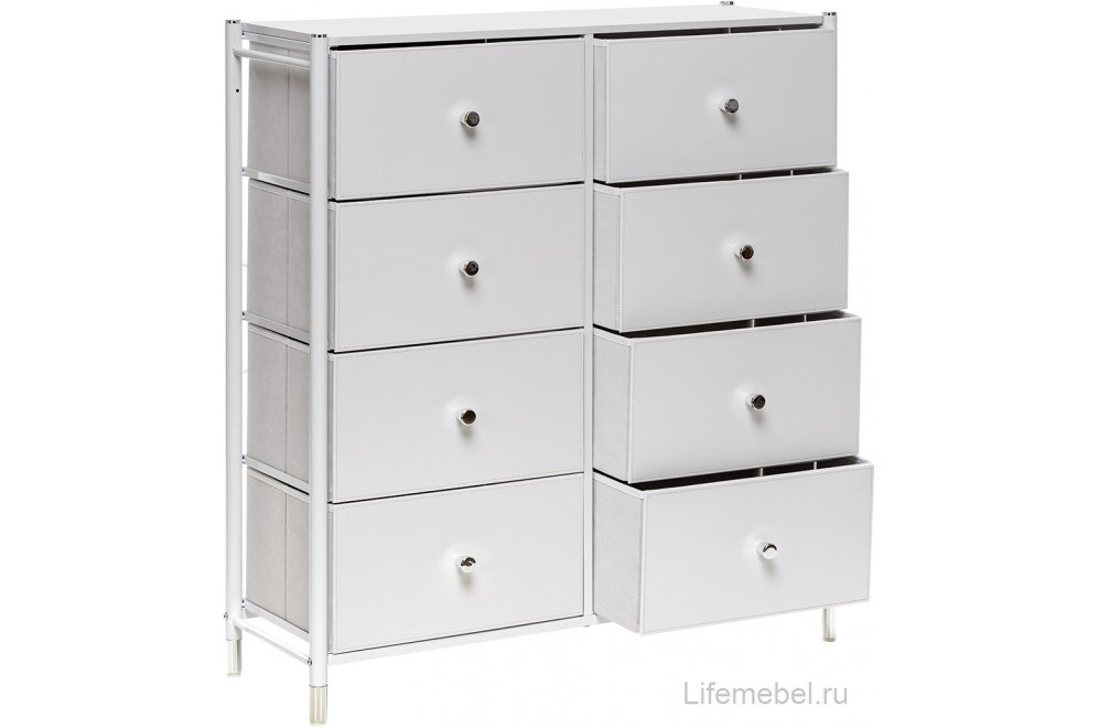 Комод Leset Нирита / Хайди 8 белый
