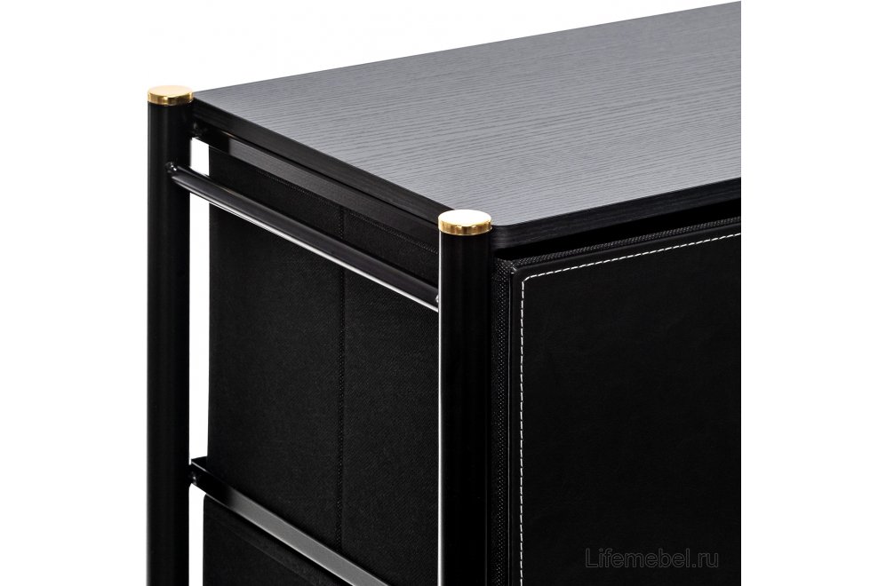 Комод Leset Нирита / Хайди 9 черный