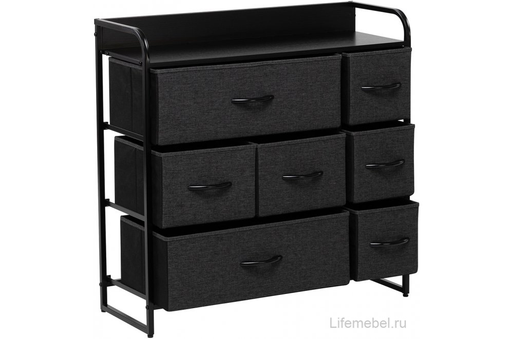 Комод Leset Ноа 7 черный