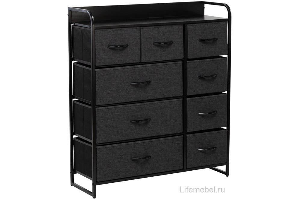 Комод Leset Ноа 9 черный
