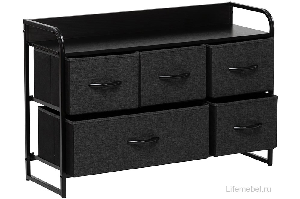 Комод Leset Ноа черный