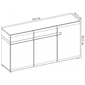 Комод Линате 3D-2S TYP 40