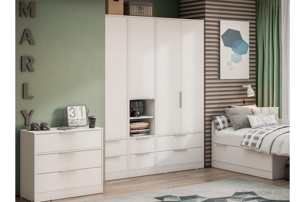 Комод Марли белый