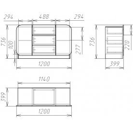 Комод Мебелеф-35