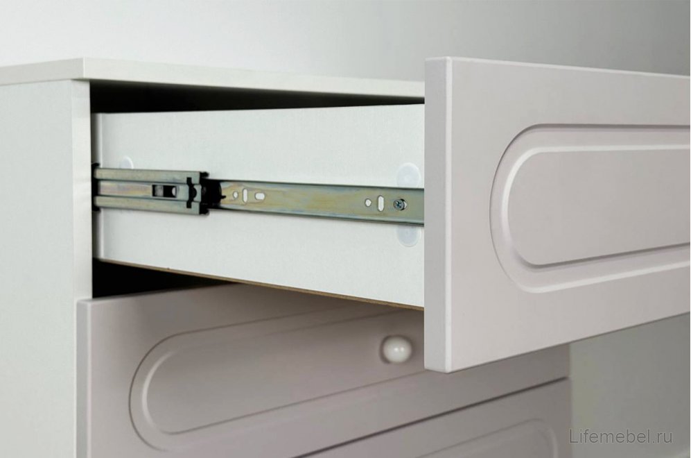 Комод Милана белое дерево / сакура