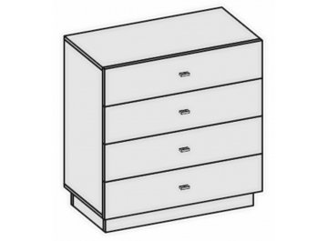 Комод МС Квадро К-1
