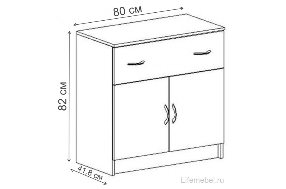Комод Нэйла венге / дуб белфорд