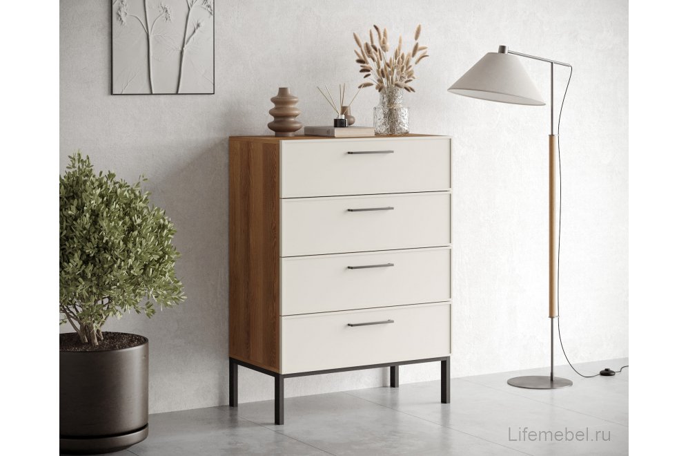 Комод Николь (Nicole) NEM18 Белый