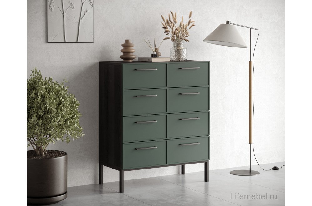 Комод Николь (Nicole) NEM20G Зеленый