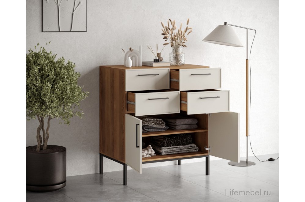 Комод Николь (Nicole) NLN17 Бежевый