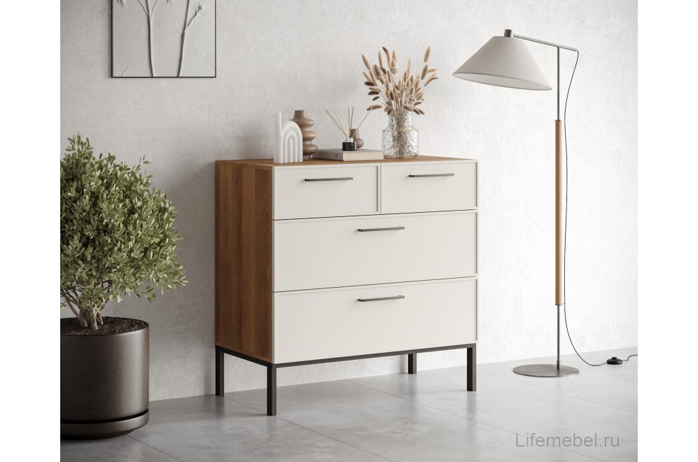 Комод Николь (Nicole) NR22 Белый