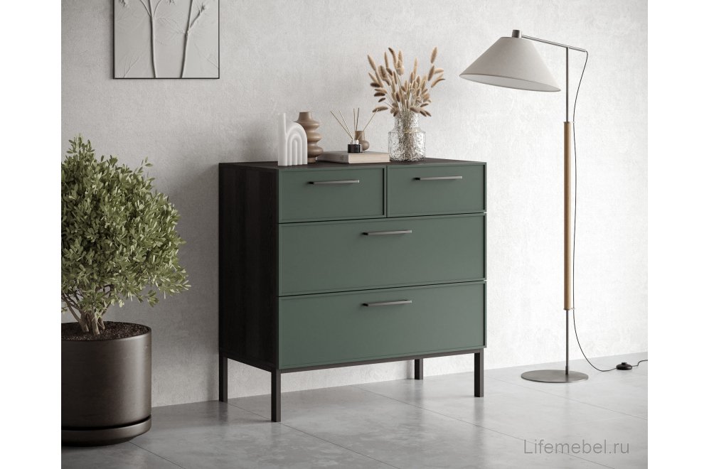 Комод Николь (Nicole) NR22G Зеленый