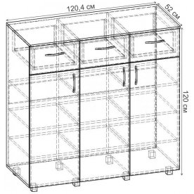 Комод Нюанс-13 К.013.1200-01
