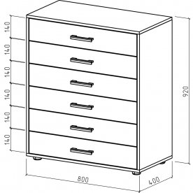 Комод Остин-8