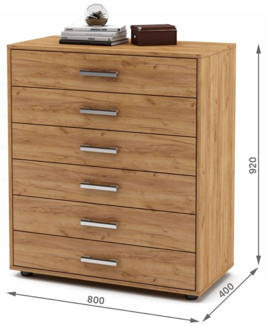 Комод Остин-8 дуб золотистый