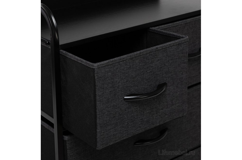 Комод-пенал Leset Ноа 5 черный