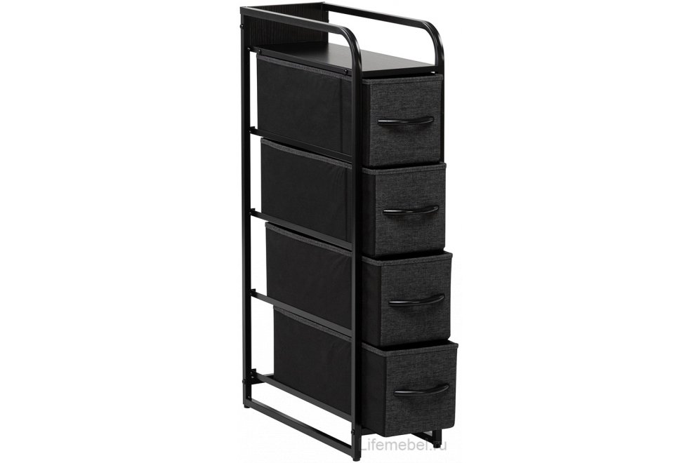 Комод-пенал Leset Ноа черный