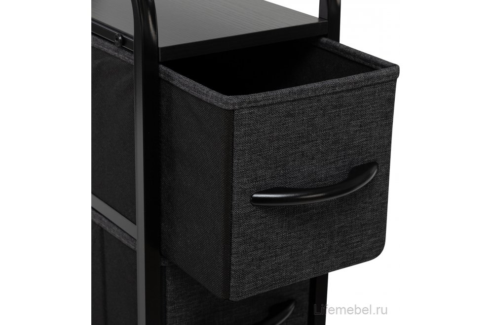 Комод-пенал Leset Ноа черный