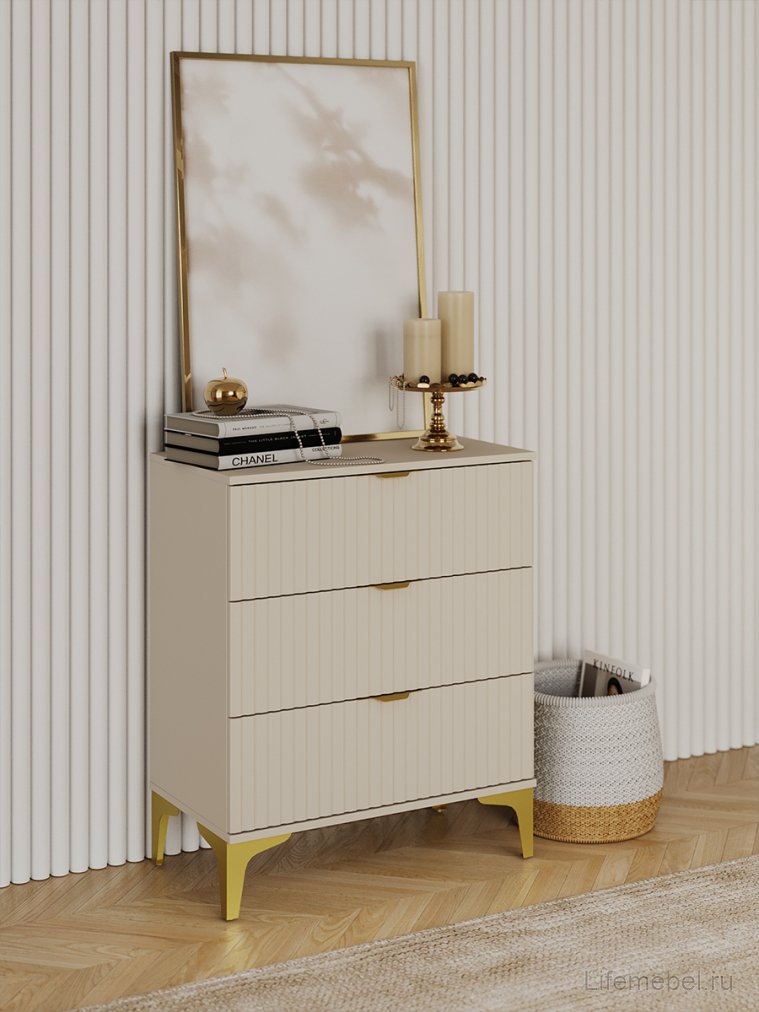 Комод ridberg andre 3Я кашемир / золото