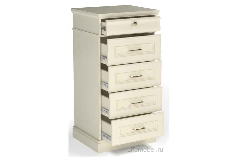 Комод Сиенна высокий береза бежевая