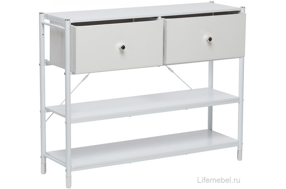 Комод-стеллаж Leset Нирита / Хайди белый